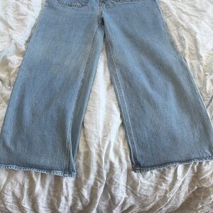 J Crew Point Sur Light Blue Women's Flare Jeans